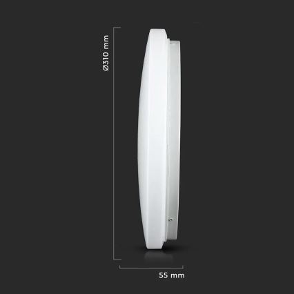 Plafoniera LED LED/18W/230V 31 cm 3000K/4000K/6400K