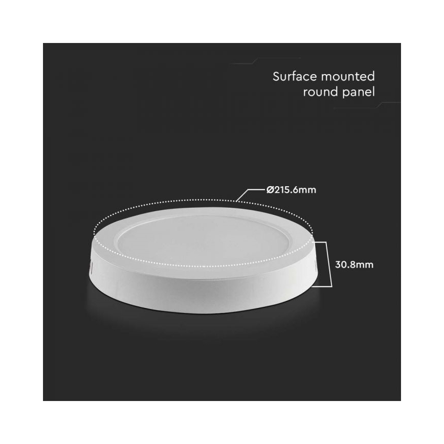 Plafoniera LED LED/18W/230V 6500K