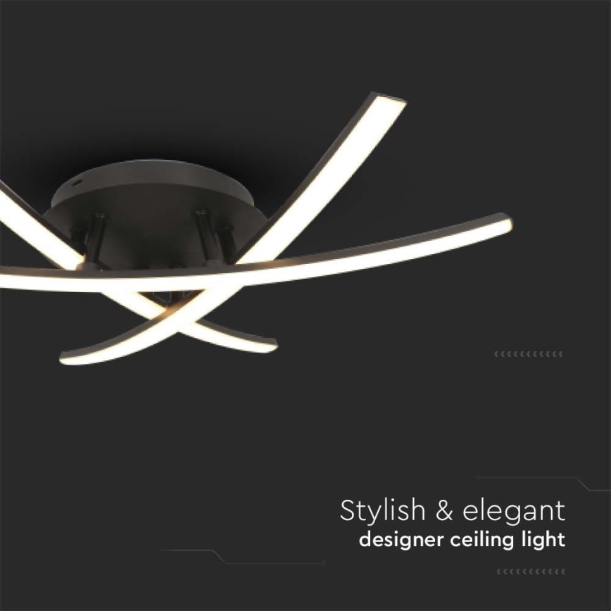 Plafoniera LED LED/20W/230V 3000K nero