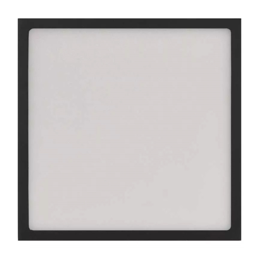 Plafoniera LED NEXXO LED/21W/230V 3000/3500/4000K 22,5x22,5 cm nera