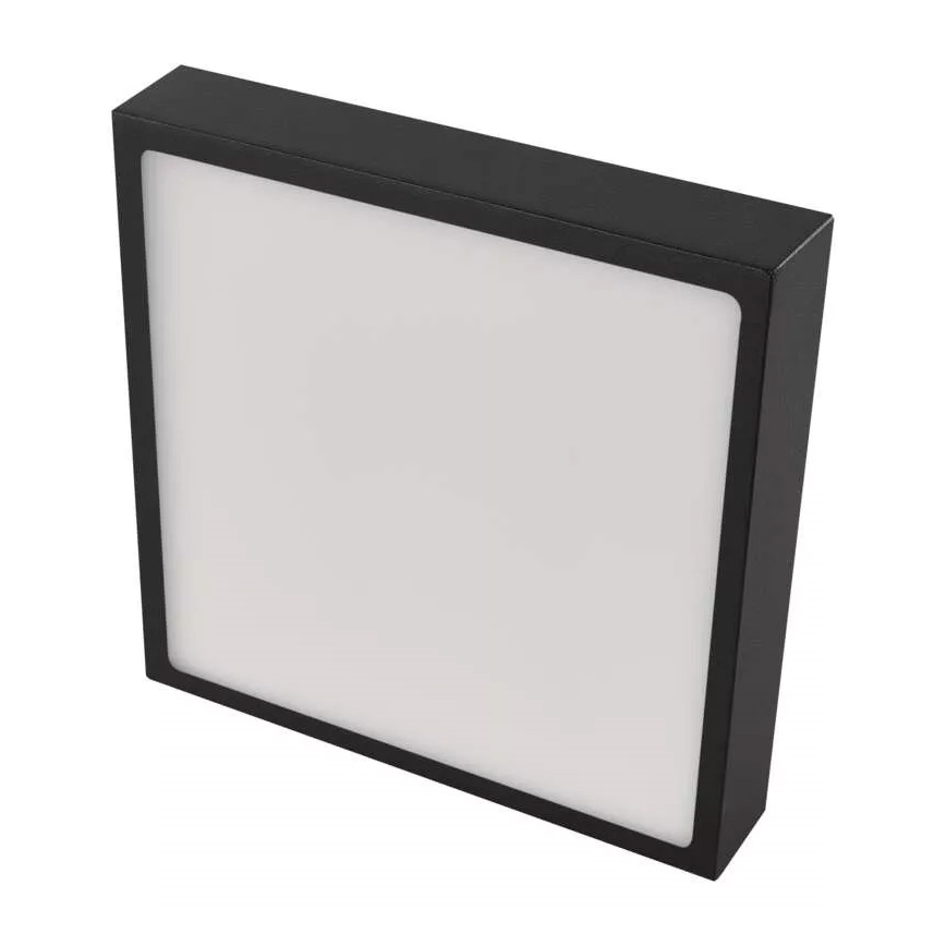 Plafoniera LED NEXXO LED/21W/230V 3000/3500/4000K 22,5x22,5 cm nera