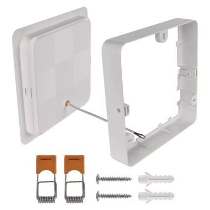 Plafoniera LED LED/24W/230V 22x22 cm bianco