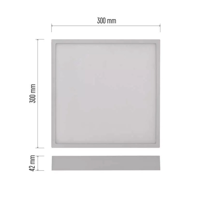 Plafoniera LED NEXXO LED/28,5W/230V 3000/3500/4000K 30x30 cm bianca