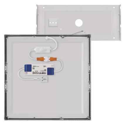 Plafoniera LED NEXXO LED/28,5W/230V 3000/3500/4000K 30x30 cm cromo opaco