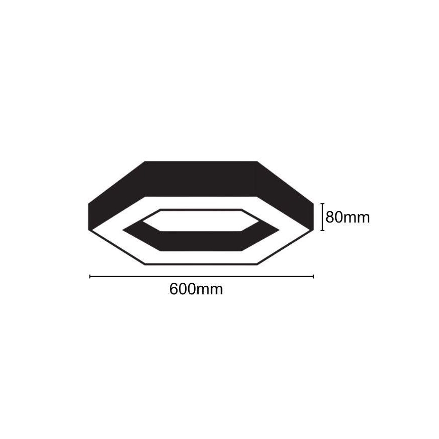 Plafoniera LED LED/28W/230V 4000K diametro 60 cm