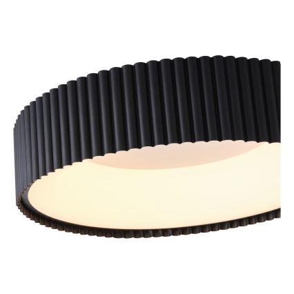 Plafoniera LED LED/30W/230V 3000K nero diametro 46 cm