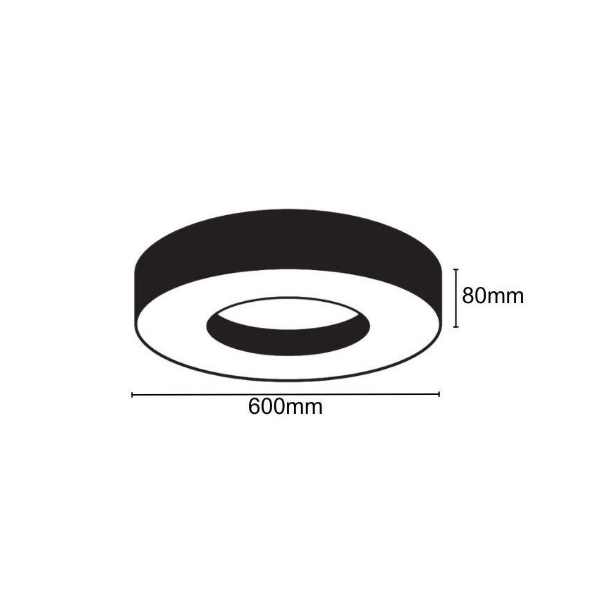 Plafoniera LED LED/30W/230V 4000K diametro 60 cm