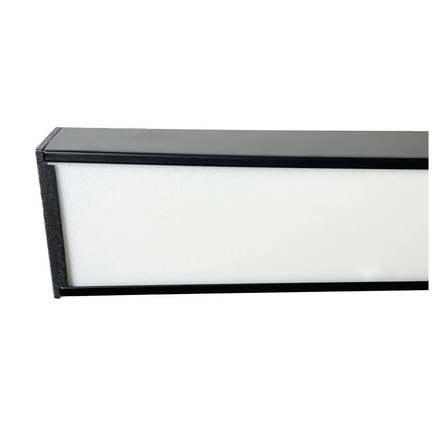 Plafoniera LED LED/32W/230V 4000K 120x13 cm nero