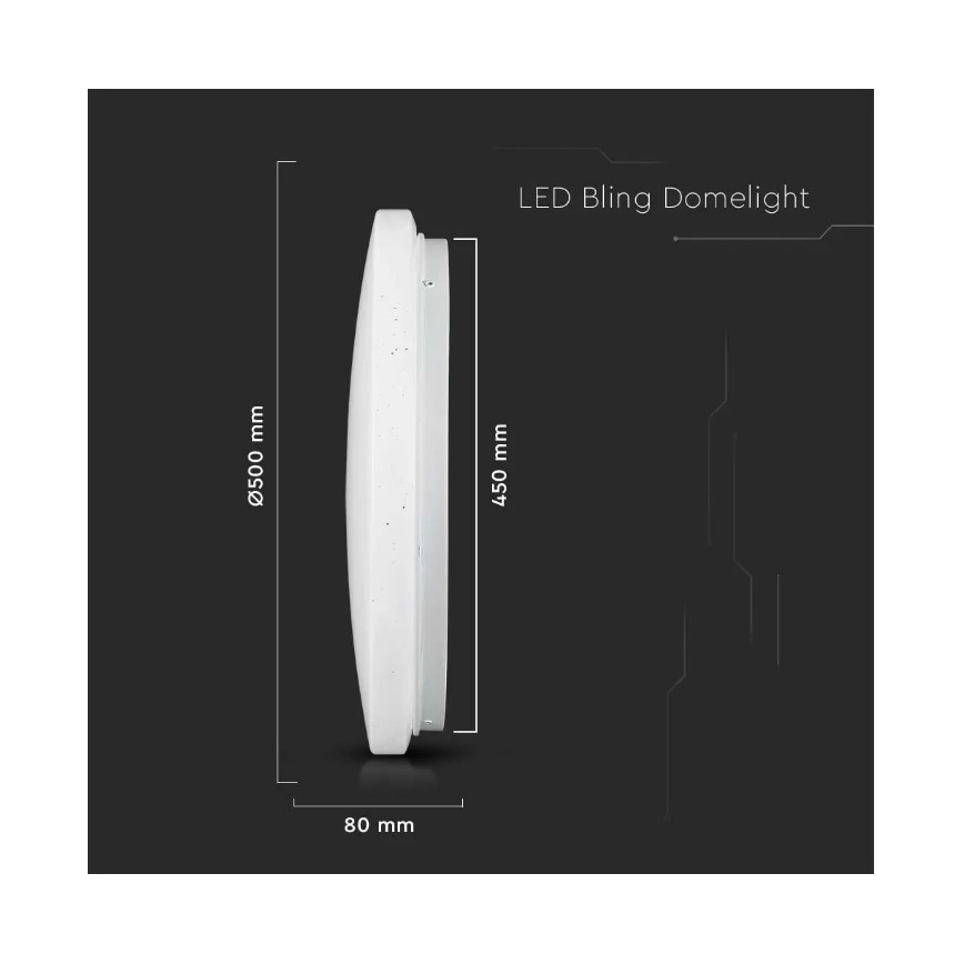 Plafoniera LED LED/36W/230V d. 50 cm 3000/4000/6400K