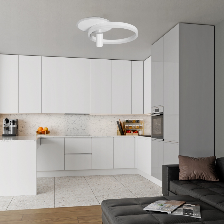 Plafoniera LED LED/38W/230V + 1xGU10/30W bianca