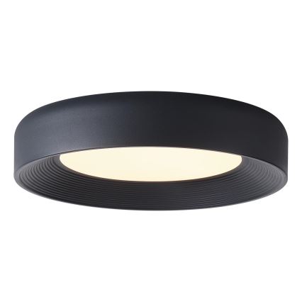 Plafoniera LED LED/40W/230V 3000K nero diametro 50 cm