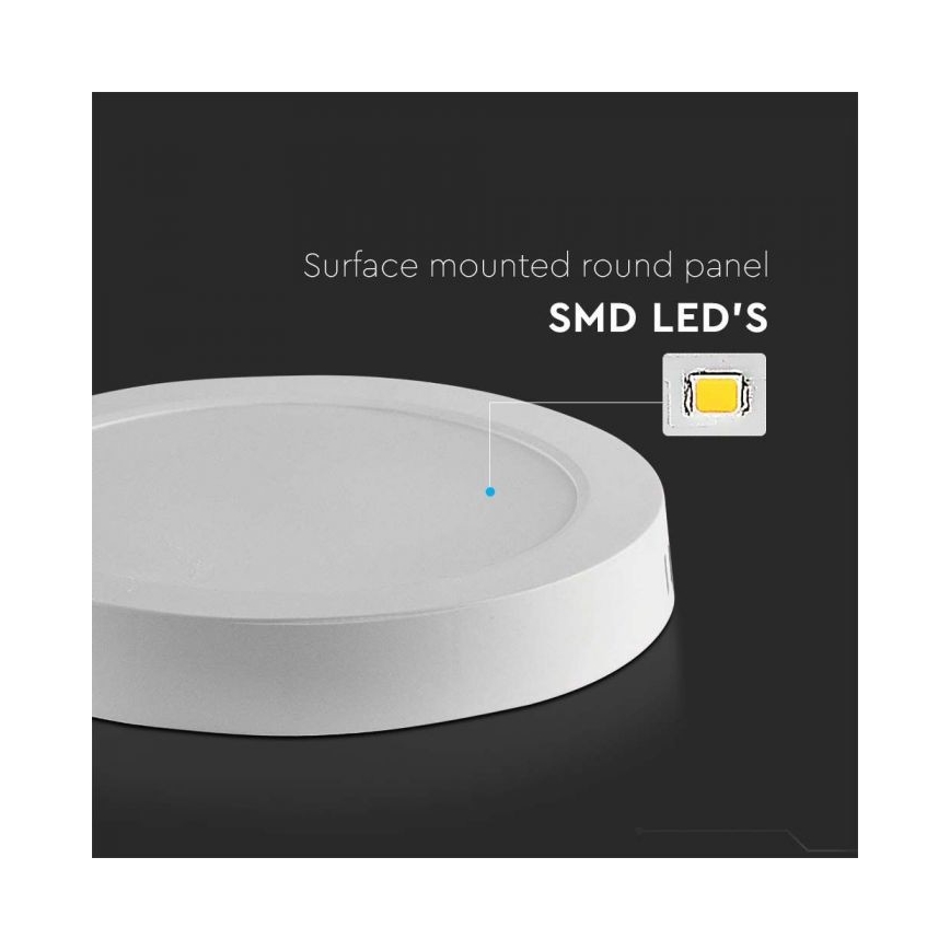 Plafoniera LED LED/6W/230V 6500K diametro 12 cm bianco