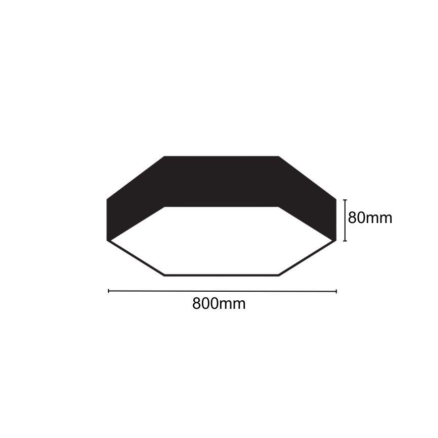 Plafoniera LED LED/70W/230V 4000K diametro 80 cm