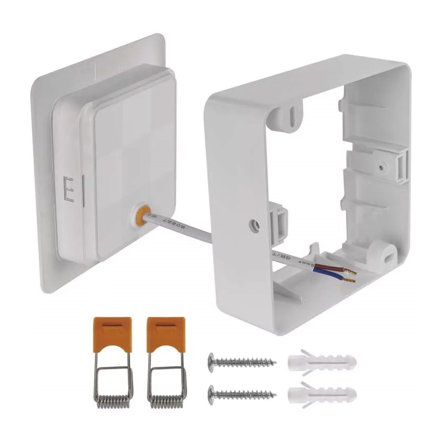 Plafoniera LED LED/9W/230V 12x12 cm bianco