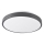 Plafoniera LED LIBRA 15W/230V 4000K Ø 29 cm nera