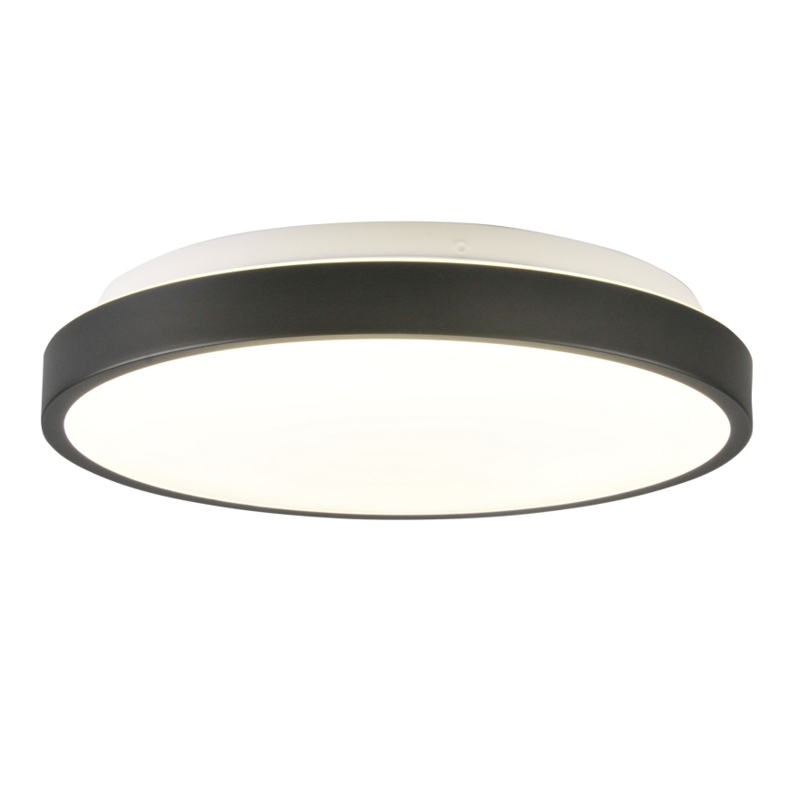 Plafoniera LED LIBRA 15W/230V 4000K Ø 29 cm nera