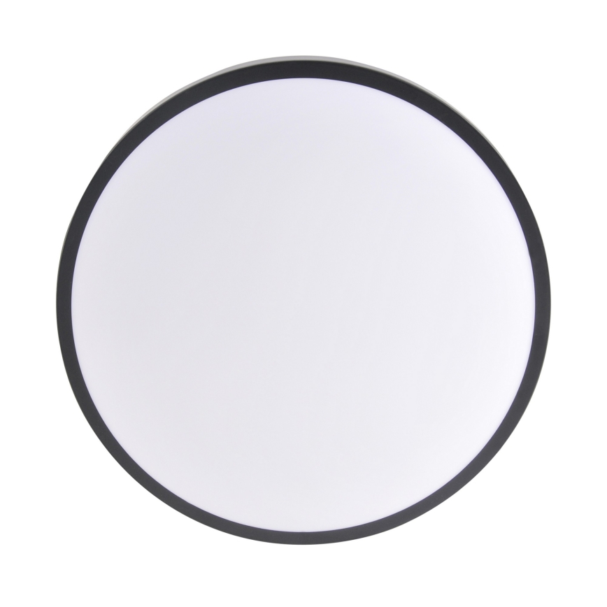 Plafoniera LED LIBRA 15W/230V 4000K Ø 29 cm nera