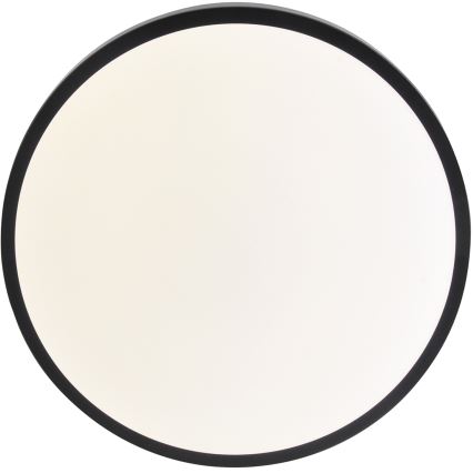 Plafoniera LED LIBRA 15W/230V 4000K Ø 29 cm nera