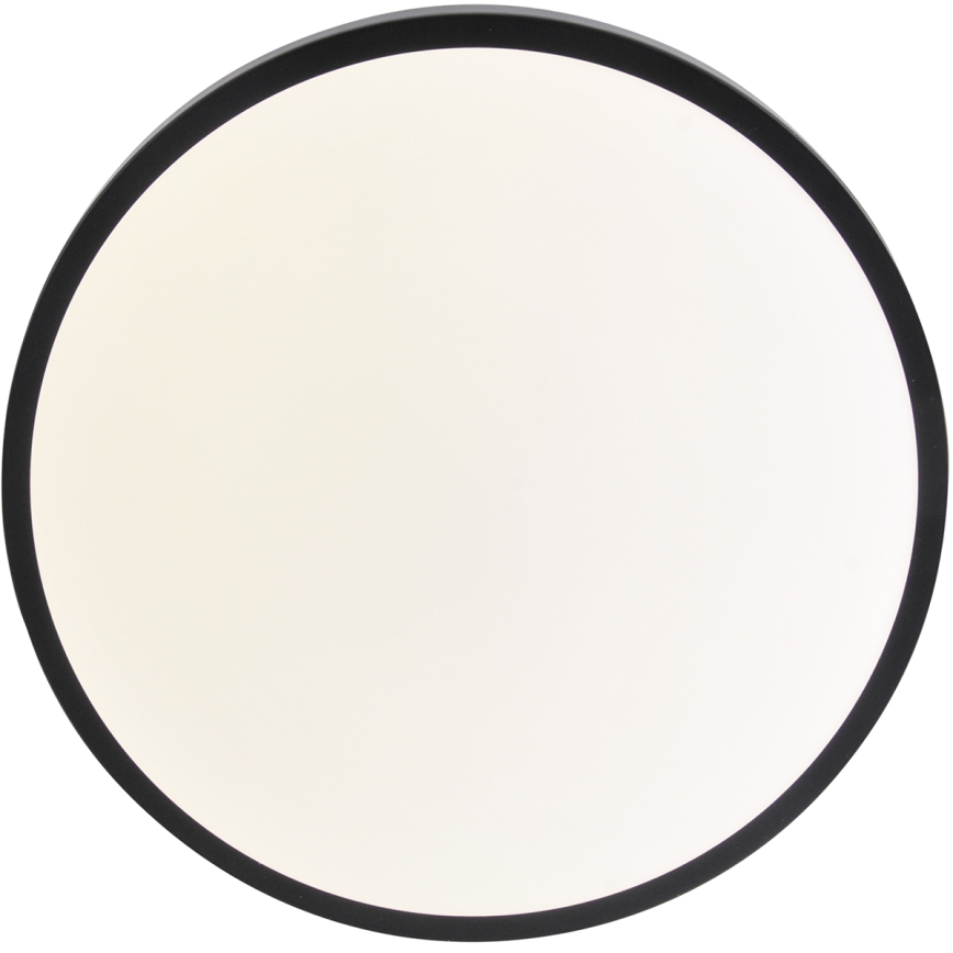 Plafoniera LED LIBRA 15W/230V 4000K Ø 29 cm nera