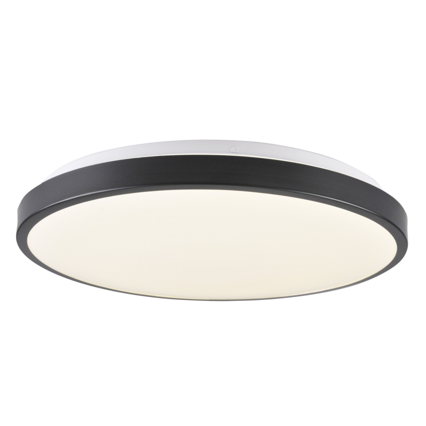 Plafoniera LED LIBRA, 24 W, 230 V, 4000 K, Ø 39 cm, nera