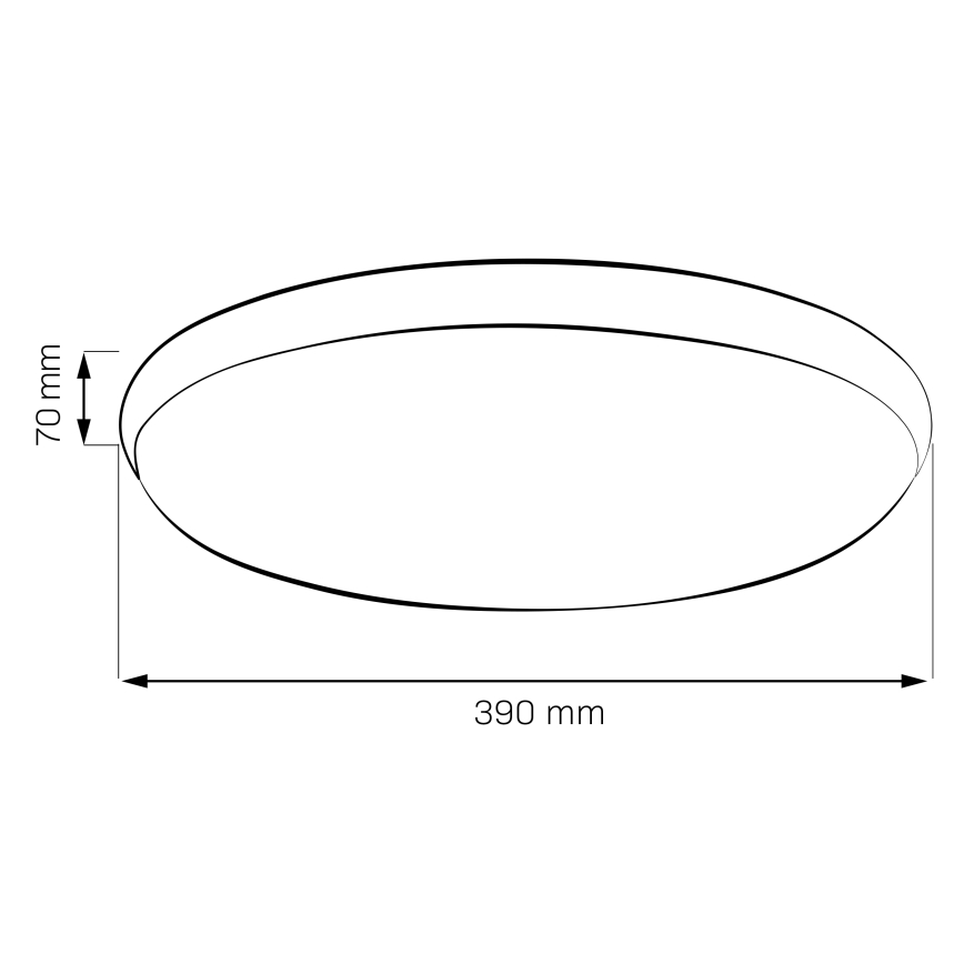 Plafoniera LED LIBRA LED/24W/230V 4000K Ø 39 cm finitura oro