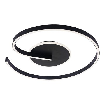 Plafoniera LED LORENZO LED/22W/230V Ø 50 cm nera