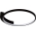 Plafoniera LED LUNA LED/18W/230V Ø 42,5 cm nera
