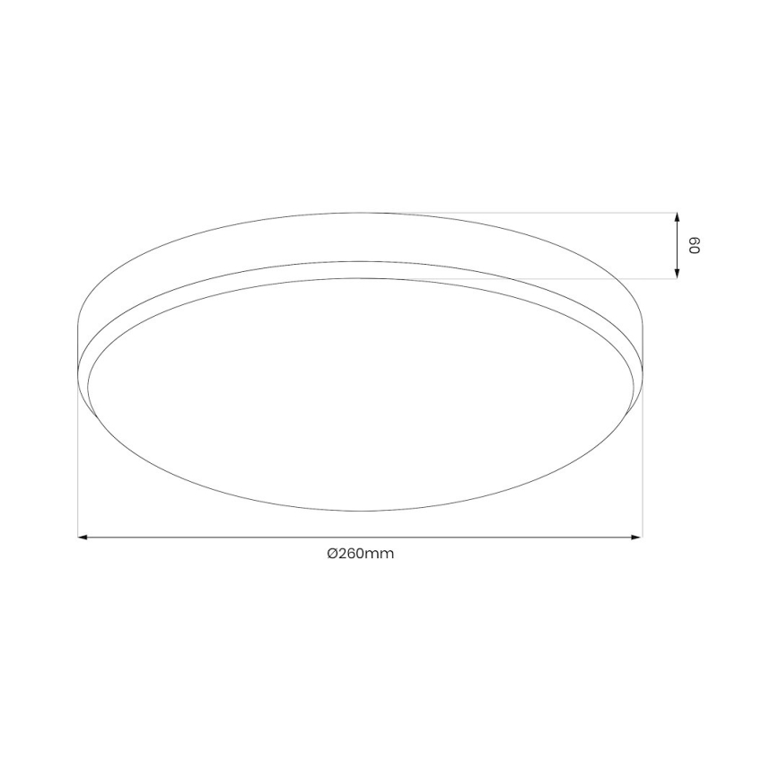 Plafoniera LED MAYA LED/10W/230V Ø 26 cm cromo lucido