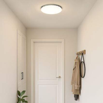 Plafoniera LED MAYA LED/36W/230V Ø 50 cm cromo lucido