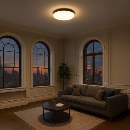 Plafoniera LED MAYA LED/36W/230V Ø 50 cm nera