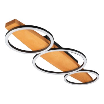 Plafoniera LED MELISA LED/28W/230V 26,5x70 cm pino