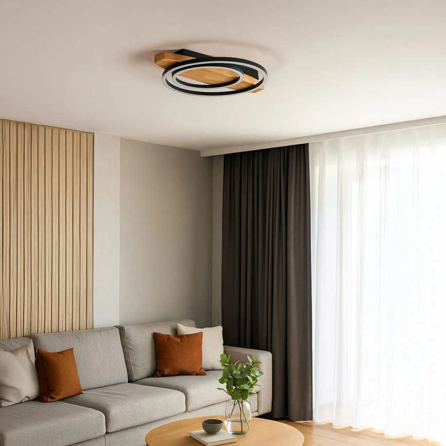 Plafoniera LED MELISA LED/28W/230V 30x40 cm pino