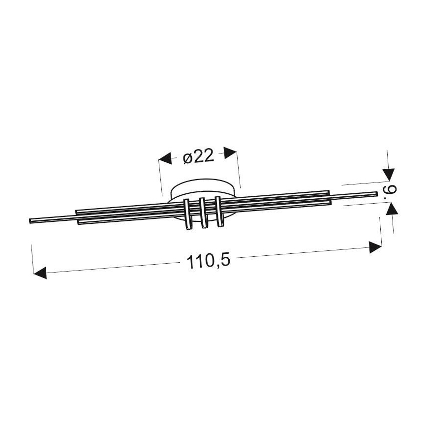 Plafoniera LED NAKSOS LED/40W/230V