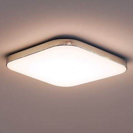 Plafoniera LED NEMO LED/36W/230V 50x50 cm cromo lucido