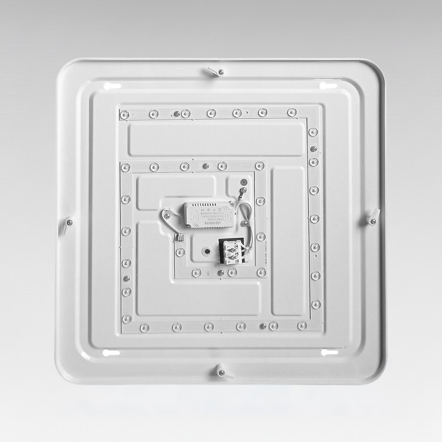 Plafoniera LED NEMO LED/36W/230V 50x50 cm cromo lucido