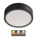 Plafoniera LED NEXXO LED/12,5W/230V 3000/3500/4000K d. 17 cm nero