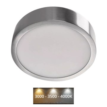 Plafoniera LED NEXXO LED/12,5W/230V 3000/3500/4000K diametro 17 cm cromo opaco