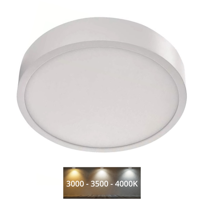 Plafoniera LED NEXXO LED/21W/230V 3000/3500/4000K d. 22,5 cm bianco