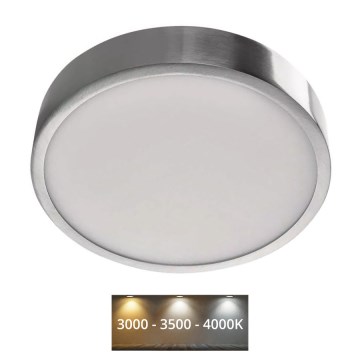 Plafoniera LED NEXXO LED/21W/230V 3000/3500/4000K diametro 22,5 cm cromo lucido