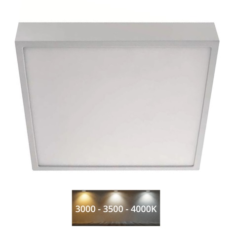 Plafoniera LED NEXXO LED/28,5W/230V 3000/3500/4000K 30x30 cm bianca