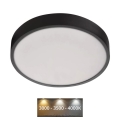 Plafoniera LED NEXXO LED/28,5W/230V 3000/3500/4000K d. 30 cm nero