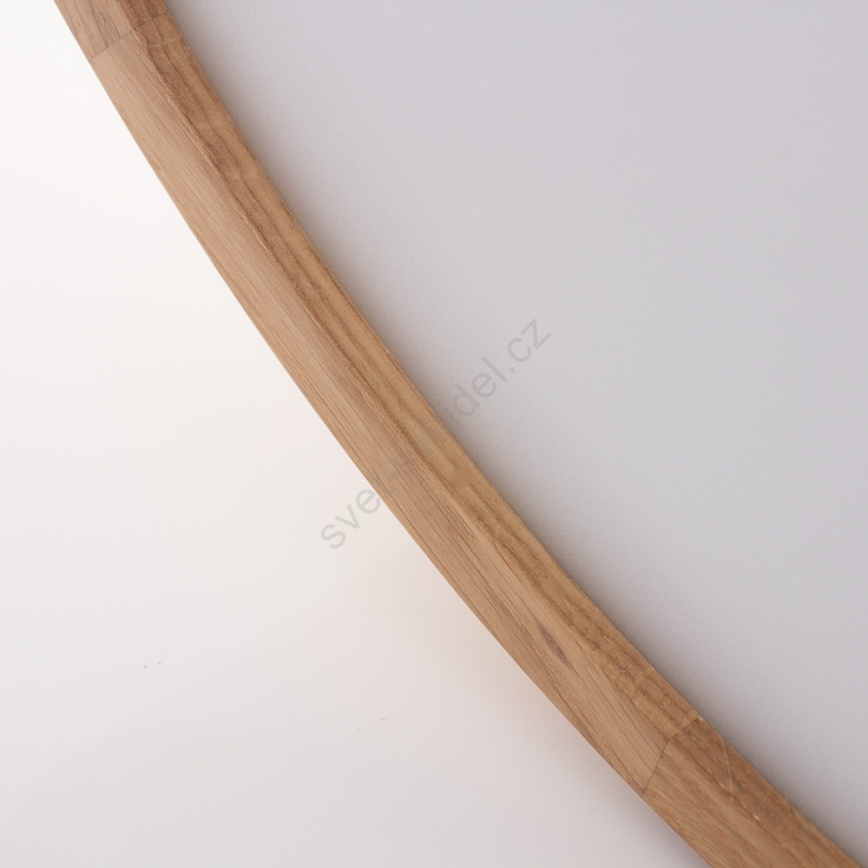 Plafoniera LED OAK 3xE27/10W/230V rovere Ø 47 cm