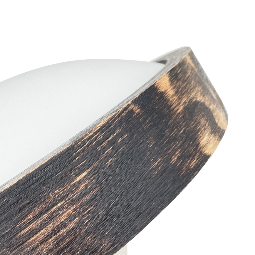 Plafoniera LED OAK SLIM LED/20W/230V 4000K Ø 27 cm rovere/marrone scuro