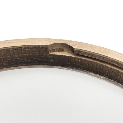 Plafoniera LED OAK SLIM LED/36W/230V 4000K Ø 37 cm rovere/marrone scuro