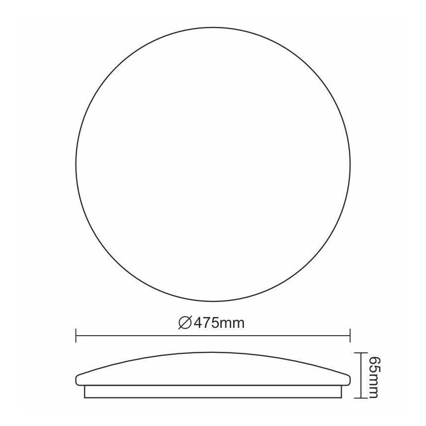 Plafoniera LED OPAL LED/48W/230V 4000K