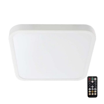 Plafoniera LED per bagno con sensore CHIP SAMSUNG LED/18W/230V IP44 4000K 29x29 cm bianco + telecomando