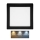 Plafoniera LED RAFA LED/12W/230V 3000/4000/6000K 17x17 cm nero