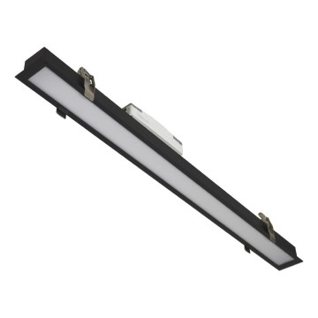 Plafoniera LED REDOM LED/24W/230V 4000K 60 cm nera