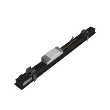 Plafoniera LED REDOM LED/24W/230V 4000K 60 cm nera