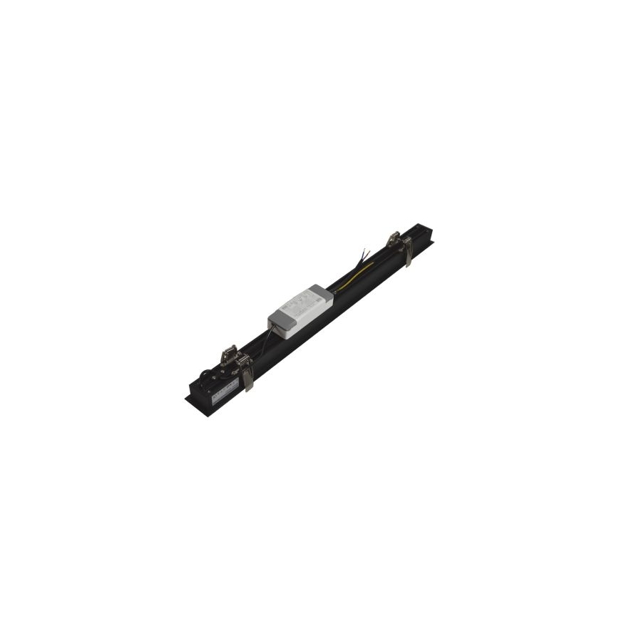 Plafoniera LED REDOM LED/24W/230V 4000K 60 cm nera